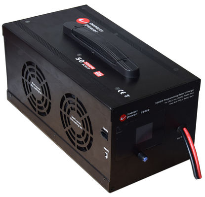 48V 3000W 13S LiPo, NMC, LiFe, LiTo, Pb, VRLA Kurşun asit AGM, GEL E-bisiklet için pil şarj cihazı, elektrikli motosiklet 1-55A