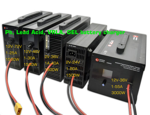 2V 12V 24V VRLA AGM E-Bike Motosiklet için Ac To Dc Pil Şarj Aracı