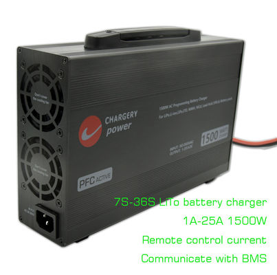 97.2V 36S LTO Lipo Ac To Dc Pil Şarj cihazı 100V-240V RoHS sertifikalı