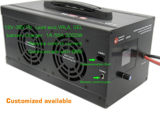 44.1V 3000W AC DC Pil Şarj cihazı Lityum hücre şarj cihazı 12V 24V 36V PB VRLA